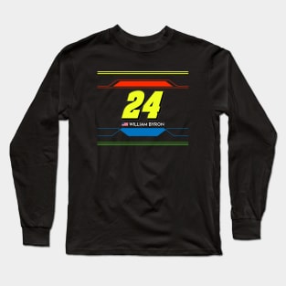 William Byron #24 2023 NASCAR Design Long Sleeve T-Shirt